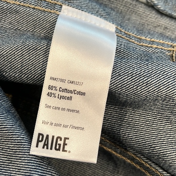 EUC PAIGE Relaxed Vivienne Denim Jacket - Picture 5 of 11